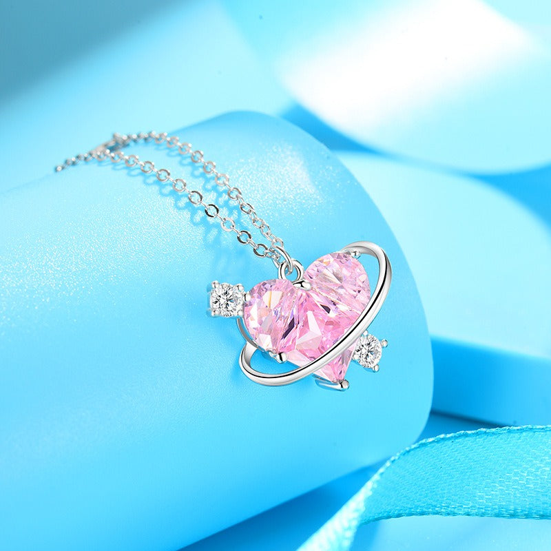 CA Love River & Planet Necklaces