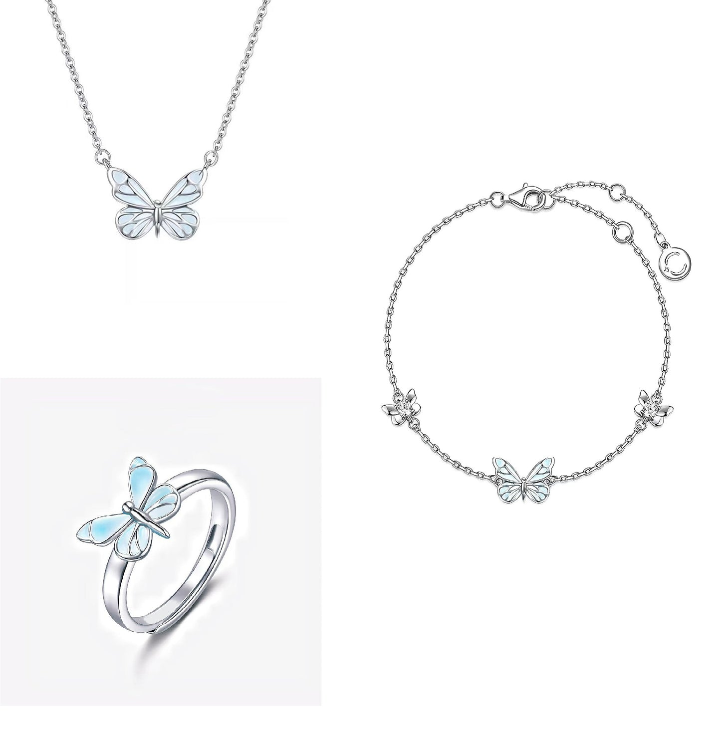 Luna Glow Butterfly Necklace
