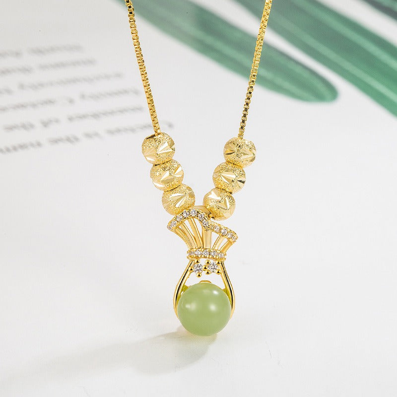 CA Fortune Lucky Jade Necklaces