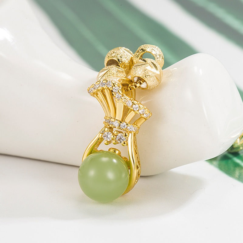 CA Fortune Lucky Jade Necklaces