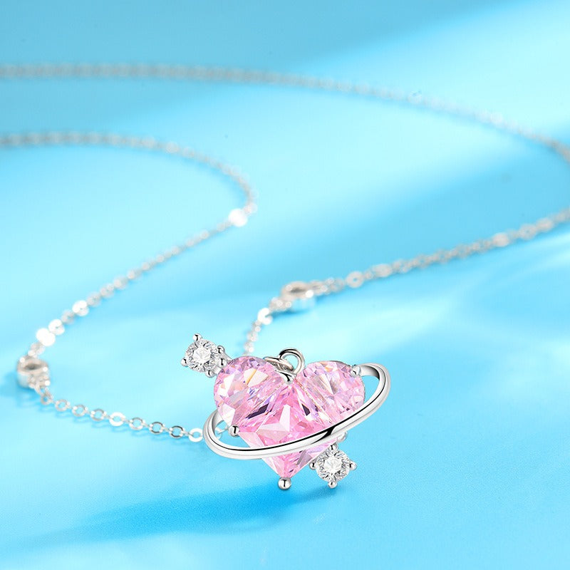 CA Love River & Planet Necklaces