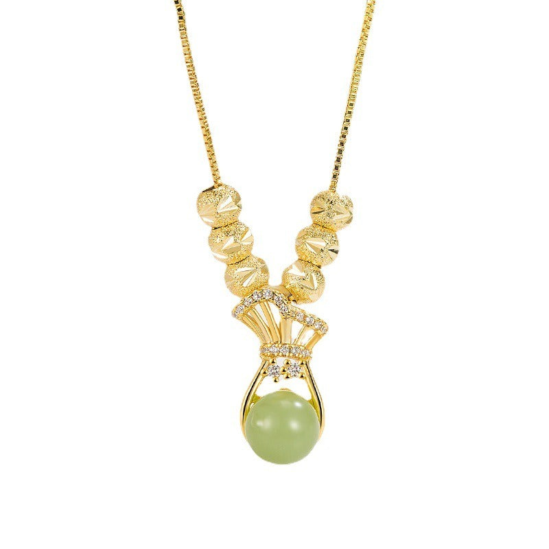 CA Fortune Lucky Jade Necklaces