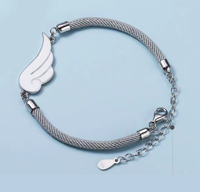 Angel Wing vs. Dragon Wing Couple Bracelets