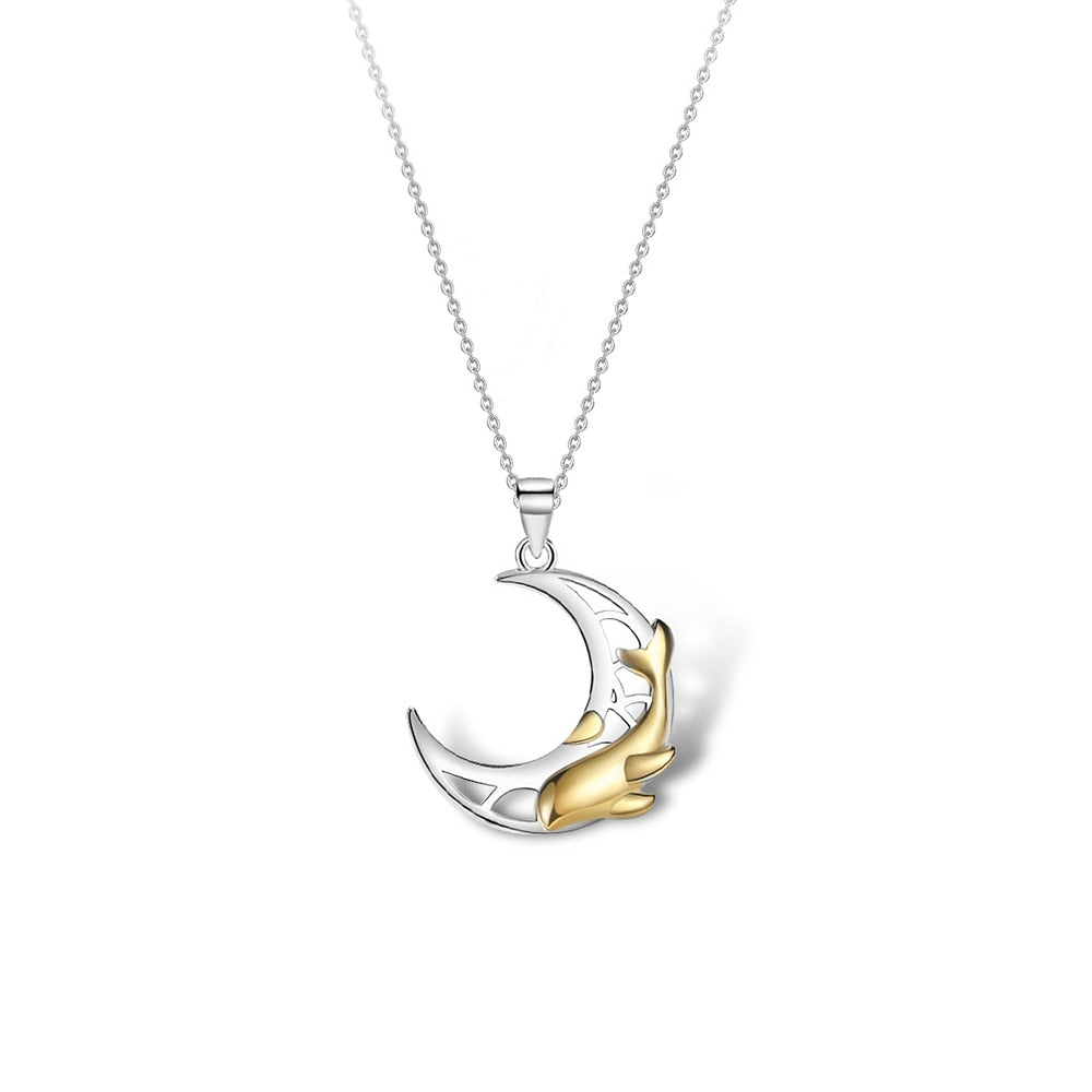 CA™ Whale And Shell Forever Necklace