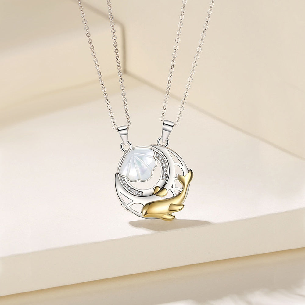 CA™ Whale And Shell Forever Necklace