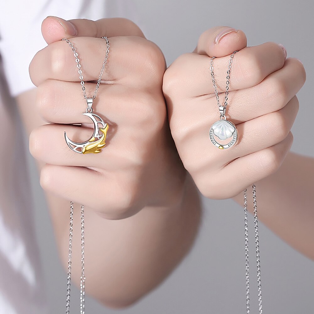 CA™ Whale And Shell Forever Necklace